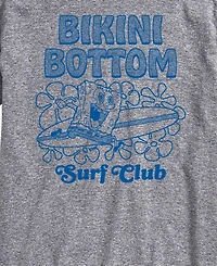 Airwaves Men's Sponge Bob Square Pants Bikini Bottom Surf Graphic T-Shirt