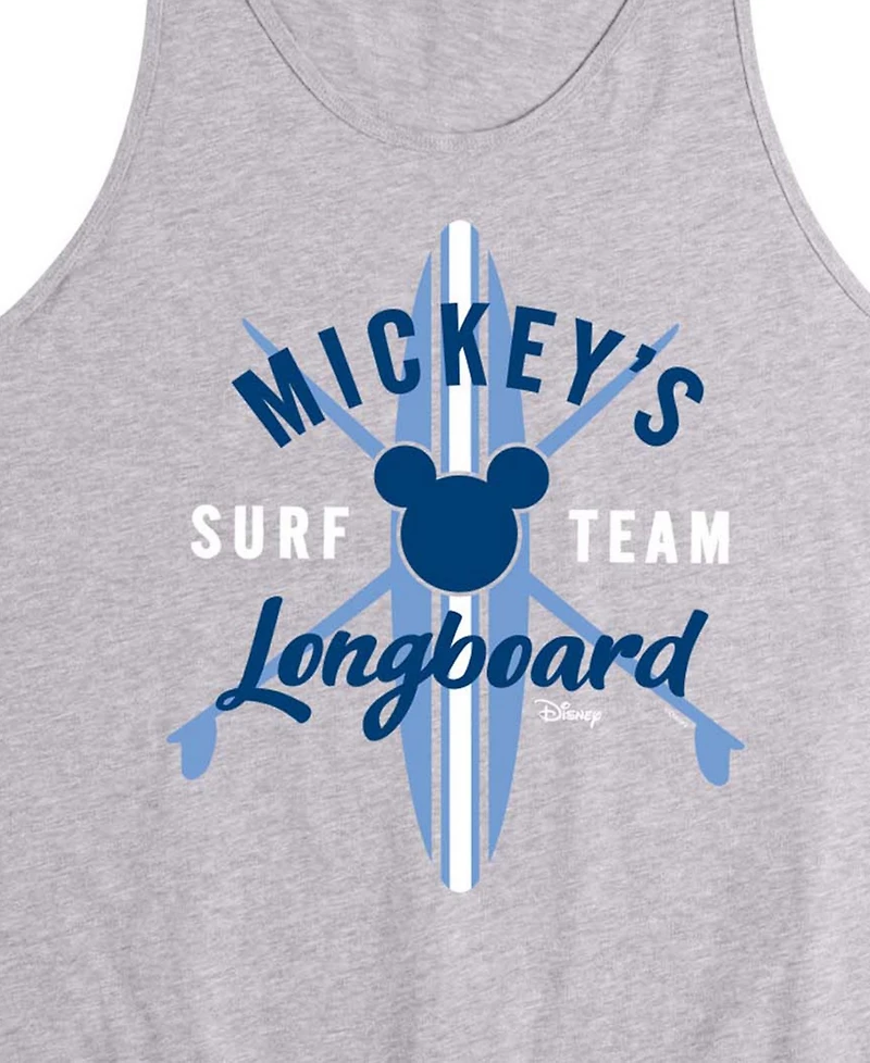 Airwaves Men's Disney Mickeys Longboard Surf Team Graphic Tank Top