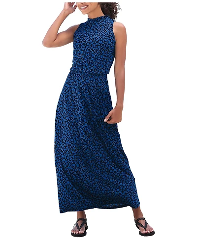 Lascana Women's High Neck Maxi Dress