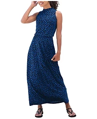 Lascana Women's High Neck Maxi Dress