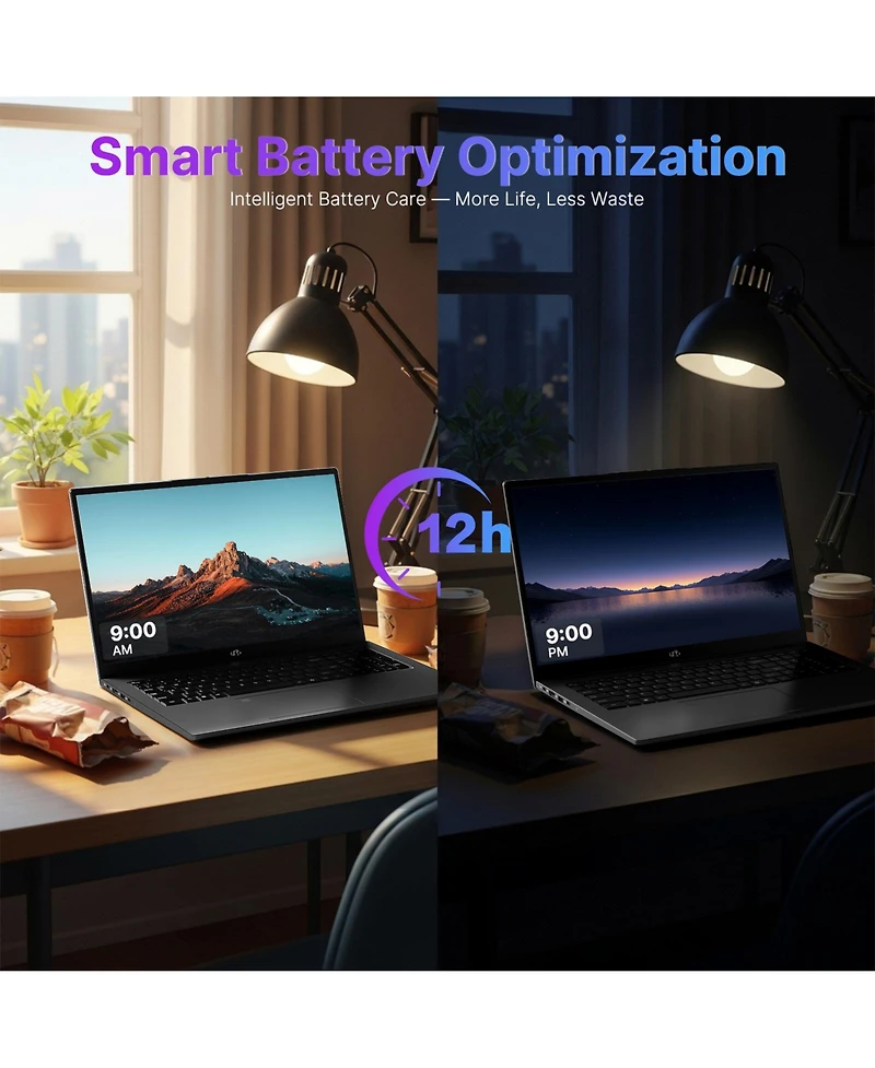 Nimo 17.3" Gaming Laptop,Amd Ryzen 9 8945HS,64GB DDR5 Ram,1TB Ssd, Radeon 780M Graphics,Fingerprint,Ai-Powered Business and Pc,Win 11