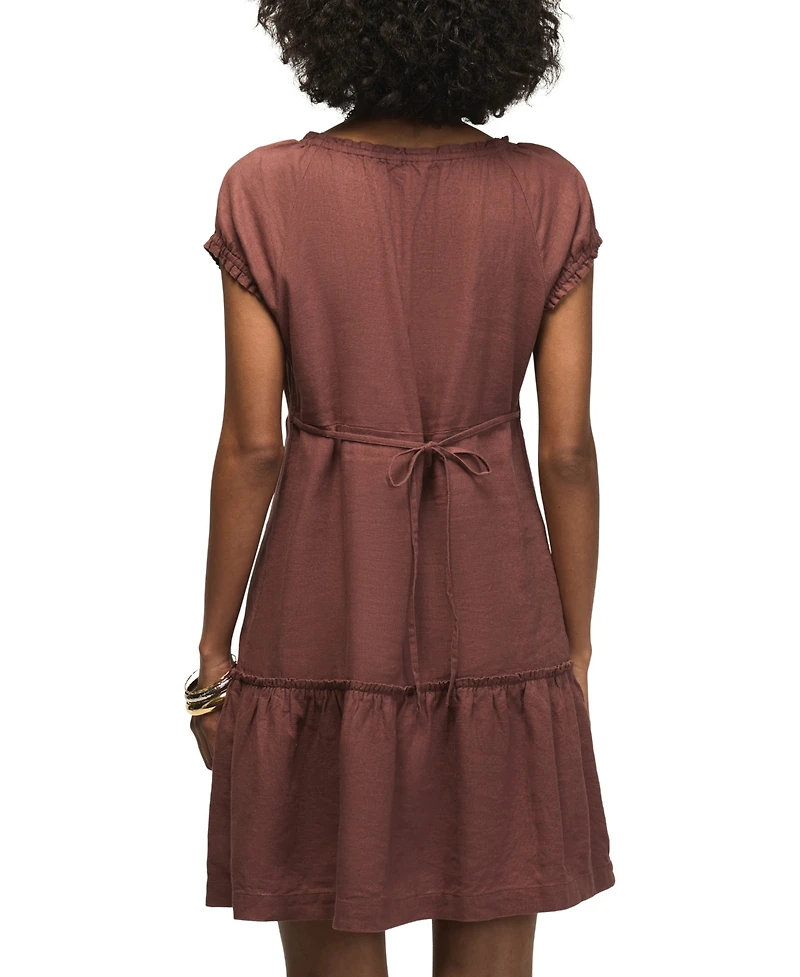 Lucky Brand Women's Ruffle-Trim Sweetheart Neck Mini Dress