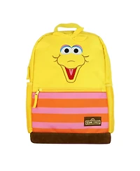 Sesame Street Backpack 16 Inch Big Bird Character Bookbag with Adjustable Straps
