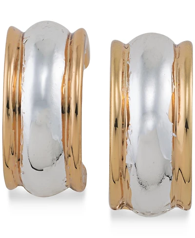 Lauren Ralph Lauren Two-Tone Hoop Clip-on Earrings