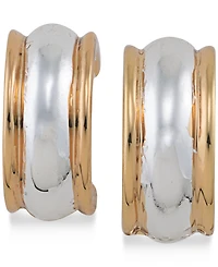 Lauren Ralph Lauren Two-Tone Hoop Clip-on Earrings