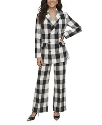 Lily and Lionel London Women's Zena Double Breasted Check Jacket