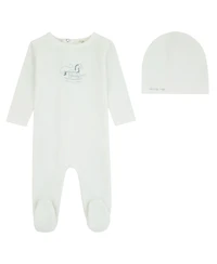 NoggiWear Baby Boys ( 1M to 9 M ) Rocking Horse Footie And Beanie Set