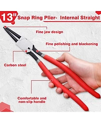 Xdovet 13" Internal Straight Snap Ring Pliers Heavy Duty