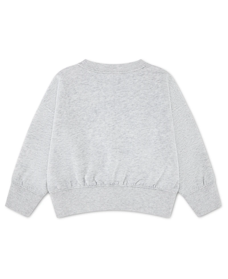 abercrombie kids Toddler Girls' 2T-5T Sporty Logo Sweatshirt