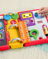 Fisher Price Laugh and Learn 123 Schoolbook Smart Stages Interactive Book, Ages 6 Months+