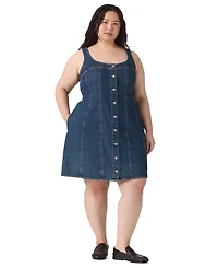 Levi's Plus Audra Square Neck Mini Tank Dress