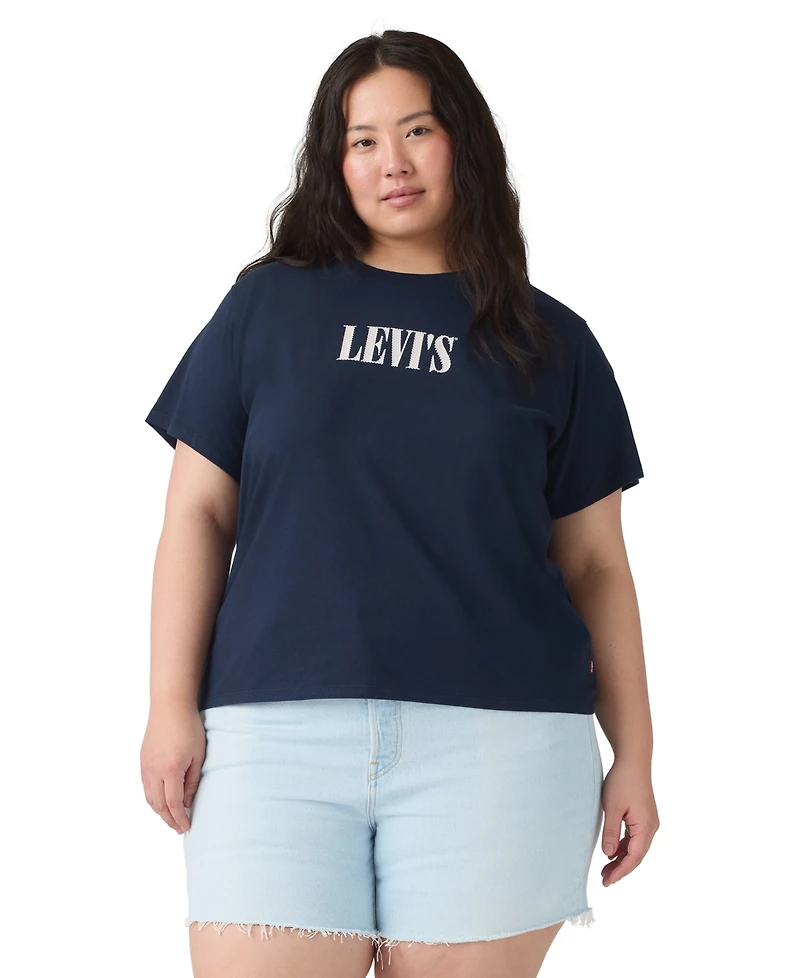 Levi's Trendy Plus Perfect Logo Cotton T-Shirt