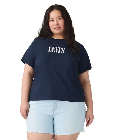 Levi's Trendy Plus Perfect Logo Cotton T-Shirt