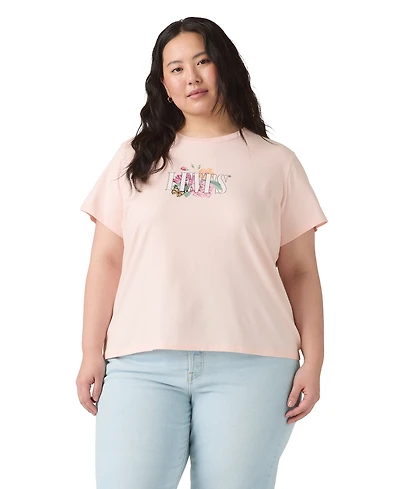 Levi's Trendy Plus Perfect Logo Cotton T-Shirt