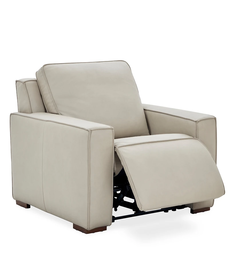 Aspen Leather Power Headrest Zero Gravity Recliner, Macy's Exclusive