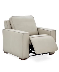 Aspen Leather Power Headrest Zero Gravity Recliner, Macy's Exclusive