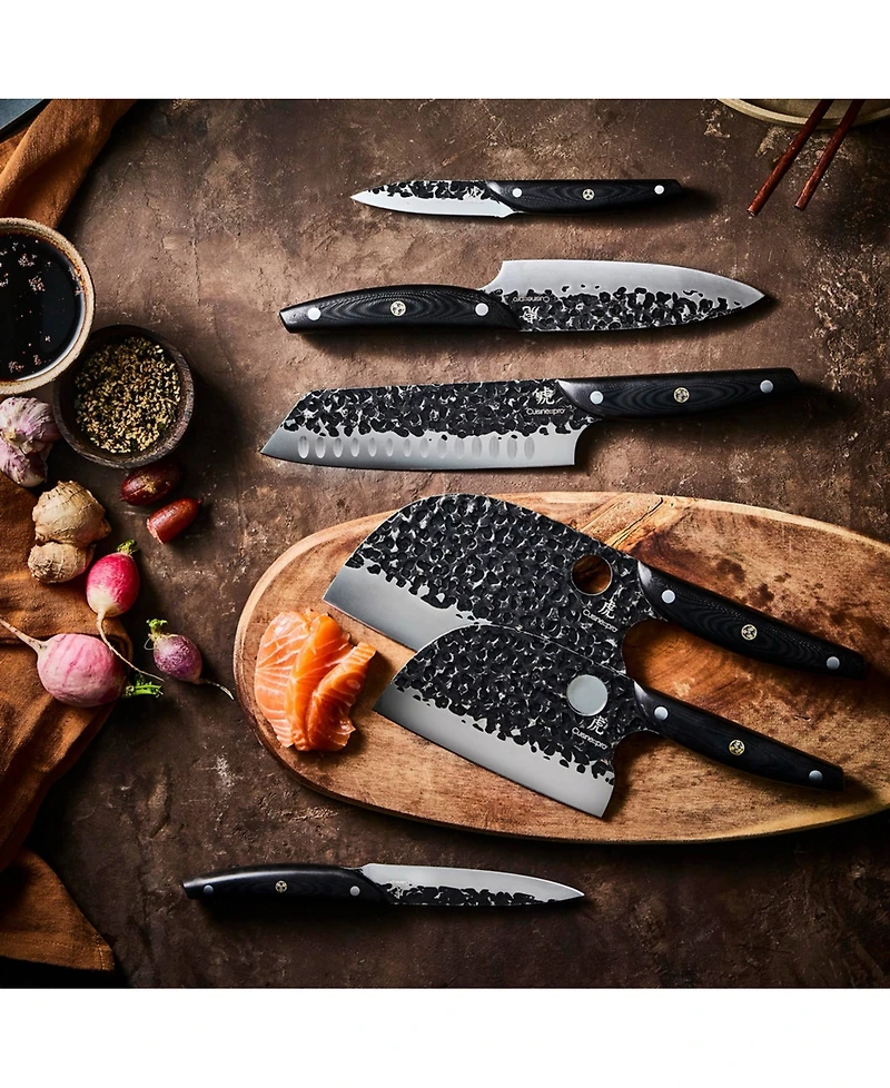 Cuisine::pro 7-Piece Japanese Stainless-Steel Knife Set