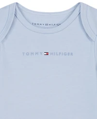 Tommy Hilfiger Baby Boys' Logo Bodysuits and Pants, 3-Piece Set