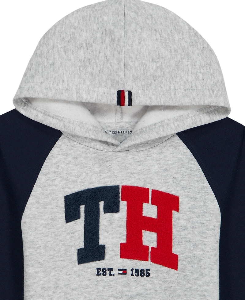 Tommy Hilfiger Baby Boys' Color-blocked Logo Hoodie and Jogger Pants, 2-Piece Set