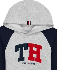 Tommy Hilfiger Baby Boys' Color-blocked Logo Hoodie and Jogger Pants, 2-Piece Set