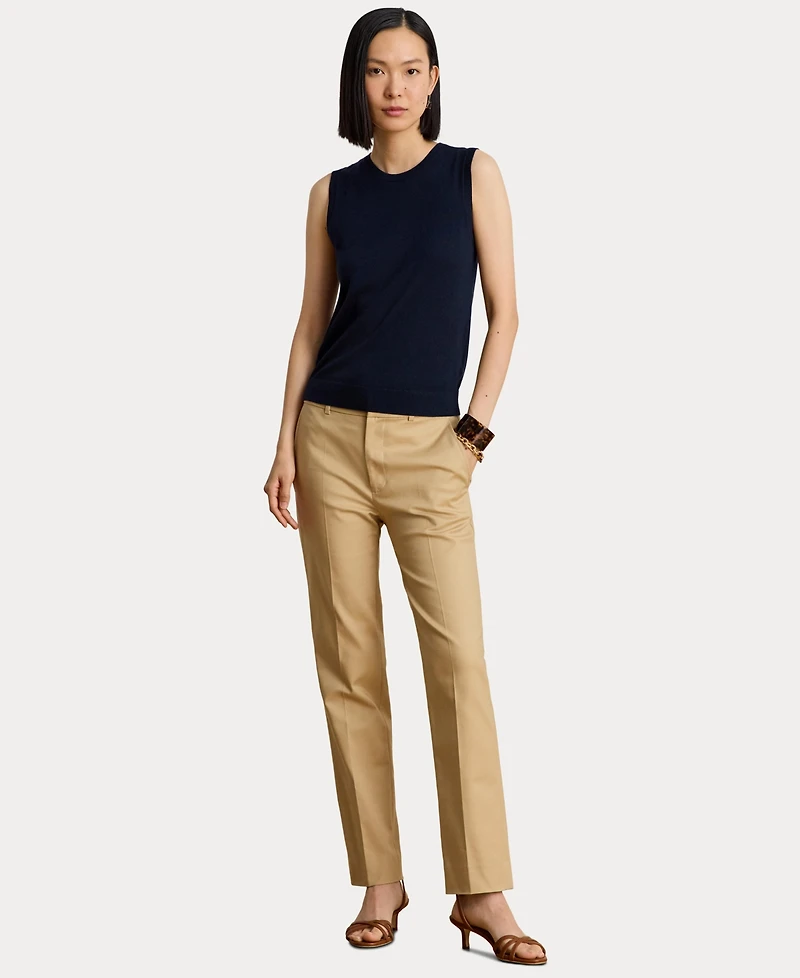 Lauren Ralph Women's High-Rise Slim Ankle Pants