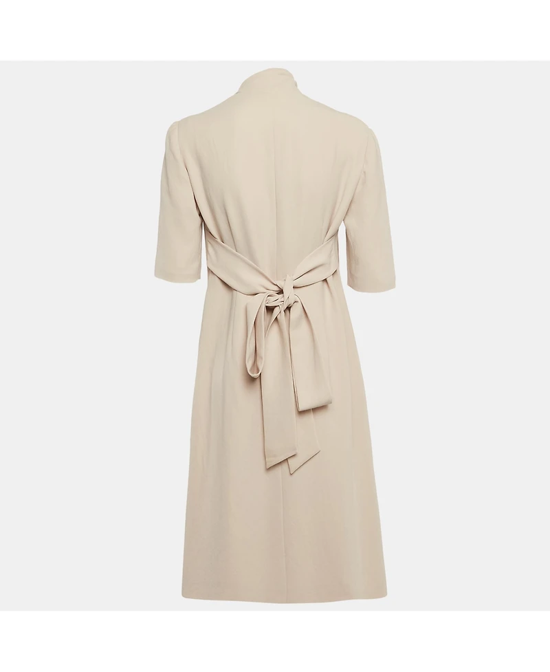 Pre-Owned Bottega Veneta Women's Crepe Draped Midi Dress