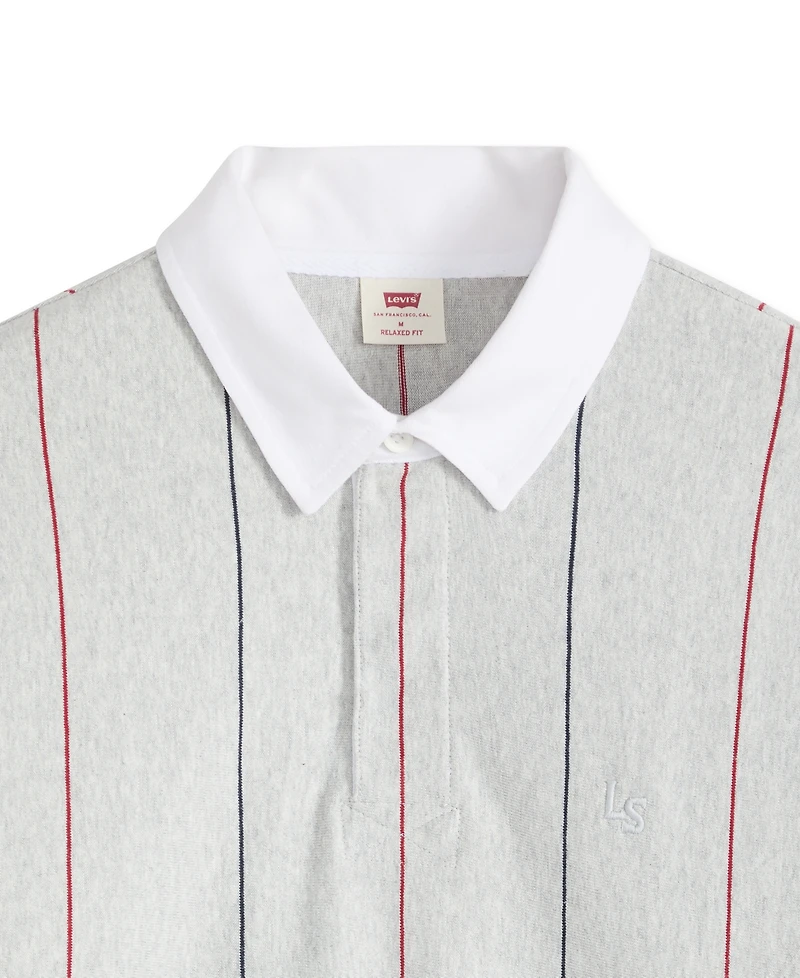 Levi's Men's Union Rugby Long-Sleeve Polo Shirt