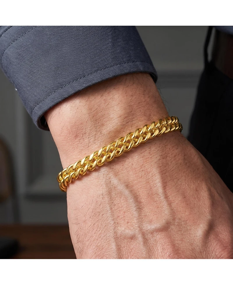 14K Gold Plated or White Mesh Link Bracelet