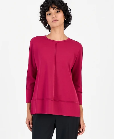 Jones New York Petite Serenity Dolman 3/4-Sleeve Tunic