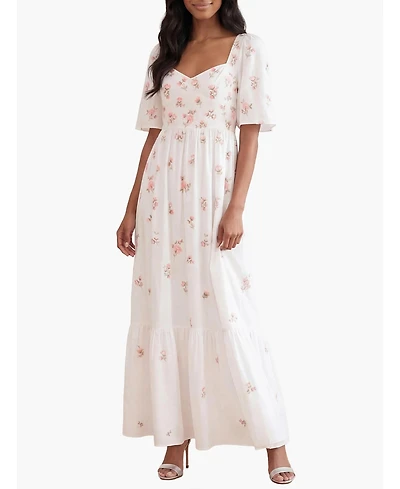 Needle & Thread Women's Flora Ditsy Cotton Ankle Gown