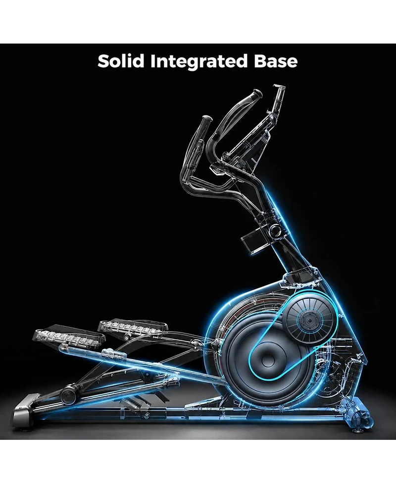 Fed Fitness EM3 Ultra Commercial Grade Front Drive Elliptical Machine 12 Degree Incline 32 Resistance Levels Heavy Duty for Home and Gym