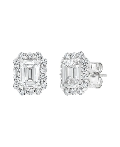 Macy's Igi Certified Lab-Grown Diamond Stud Earrings (2 ct. t.w.) in 14k White Gold