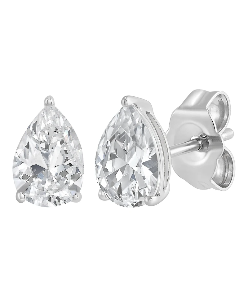 Macy's Igi Certified Lab-Grown Diamond Stud Earrings (1 ct. t.w.) in 14k White Gold