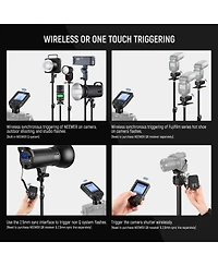 Neewer Z760 Wireless Digital Screen Flash Trigger, Compatible with Fujifilm