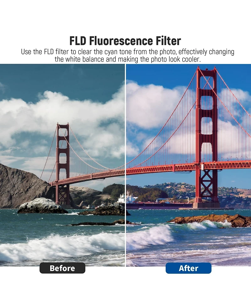 Neewer ND2 Optical-Glass ND2, ND4, ND8, and Cpl Lens Filter Kit