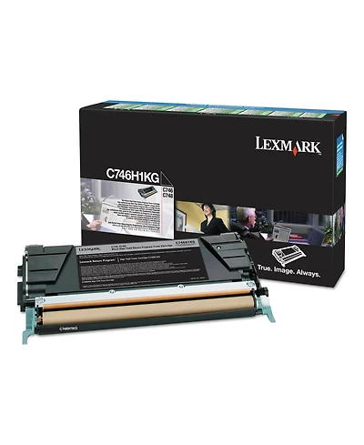 Lexmark C746H1KG 12,000 Page-Yield Return Program High-Yield Toner