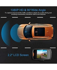 Neewer 1080P Car Dvr Camera Dash Cam Camcorder 90 Degree Angle Loop Recording Night Vison