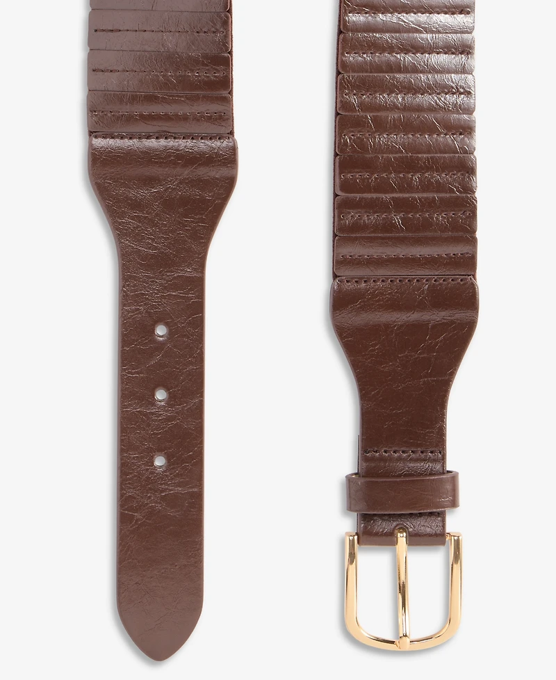 I.n.c. International Concepts Stretch Segmented Panel Belt, Macy's Exclusive