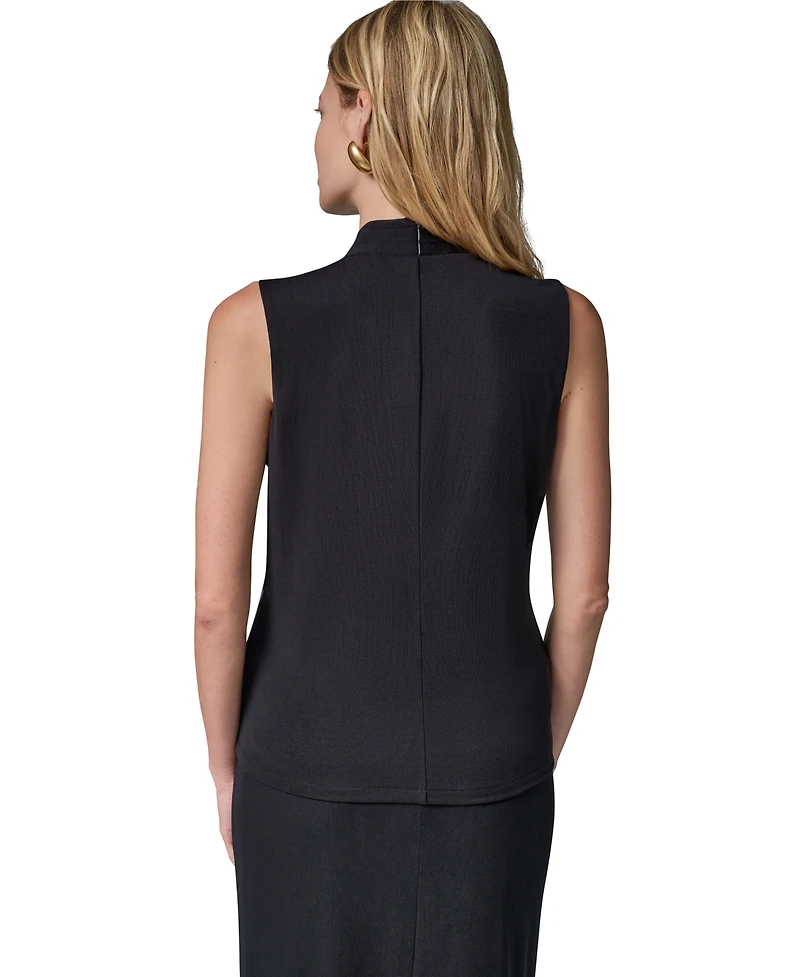 Donna Karan New York Women's Jersey V-Neck Blouse