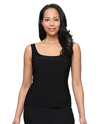 Alex Evenings Women's Jacquard Elongated Twinset