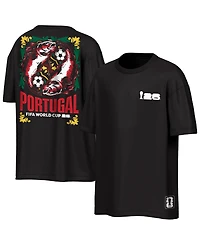 Outerstuff Men's Black Portugal Fifa World Cup 2026 Rally Oversized T-Shirt