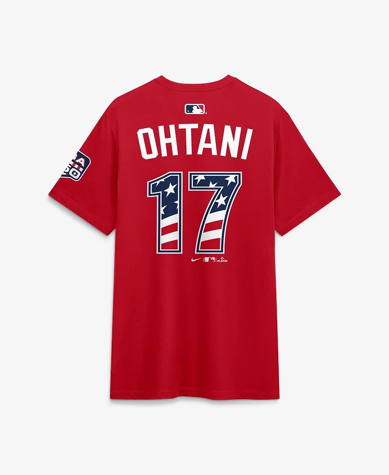 Nike Men's 2026 All-Star Game National League Shohei Ohtani Red Name & Number T-Shirt