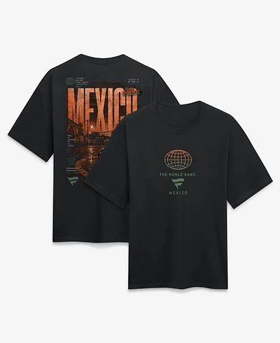 Fanatics Men's Black Mexico Streets Of The World Heavyweight T-Shirt