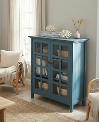 Simpli Home Acadian 42.2" Wood Medium Storage Cabinet