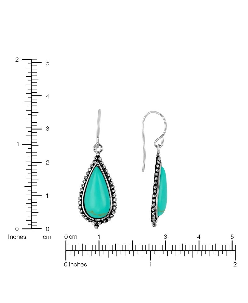 Macy's Turquoise Teardrop Earrings