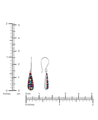 Macy's Pave Crystal Teardrop Earrings