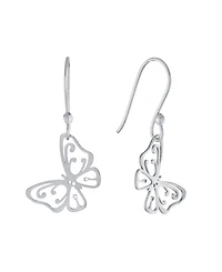 Macy's Laser Cut Butterfly Drop Earrings