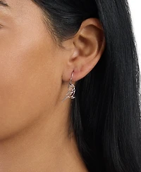 Macy's Laser Cut Cardinal Bird Drop Earrings