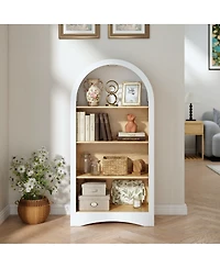 Streamdale Furniture 47" Arched 4-Tier Freestanding Storage Display Rack