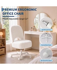 gaomon Large Vanity Stool Chair with Storage and Folding Back, Height Adjustable Lift Ottoman with 360degree(s) Swivel and Quiet Wheels